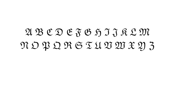 姫岡 優介 Pa Twitter 数式書いてて文字がもうとことん足りなくなるとドイツ文字を使うんだけどやっぱりかっこいいなぁ