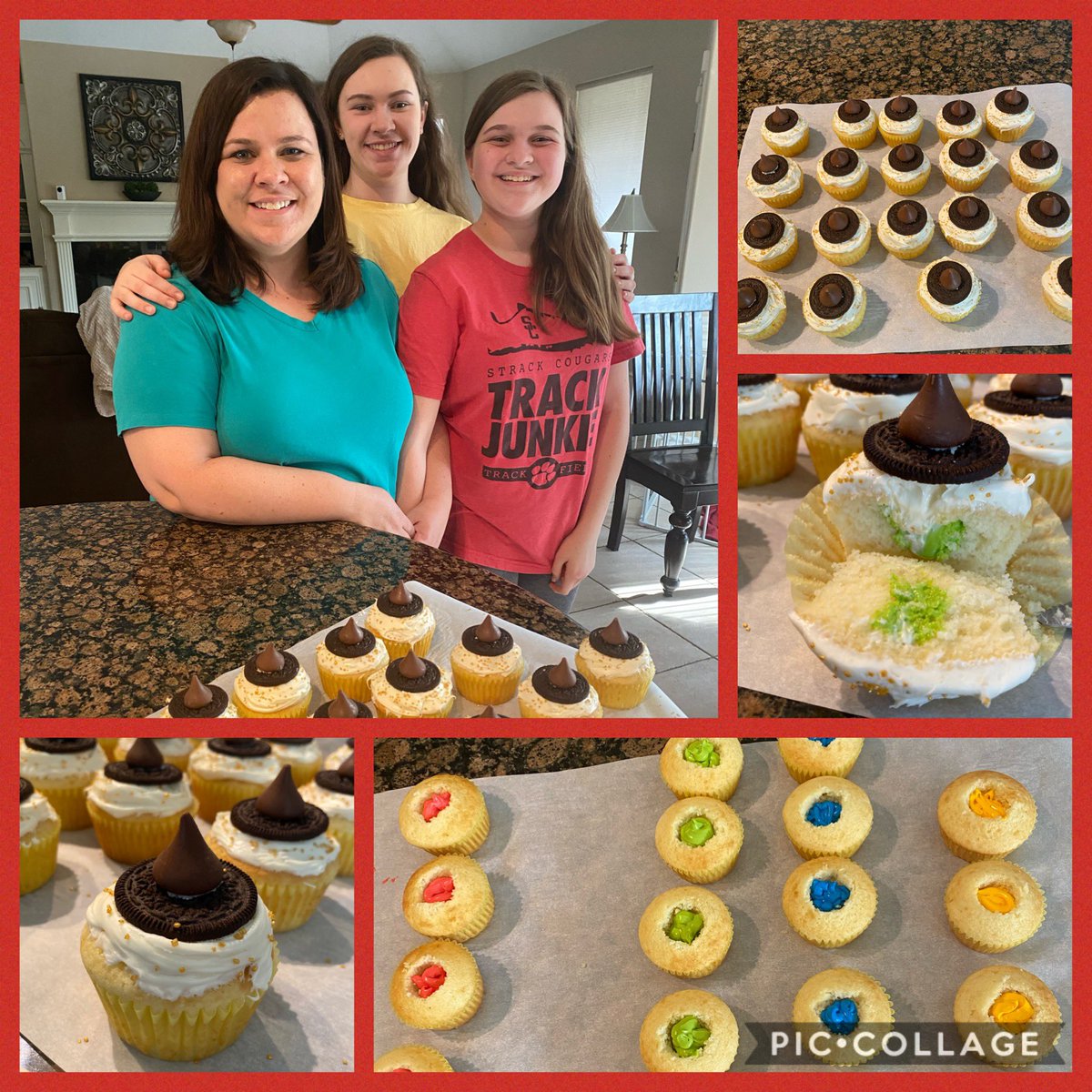 We were creative in the kitchen today!  Harry Potter Sorting Hat Cupcakes! <a href="/ptomahaffey/">PTO Mahaffey</a> <a href="/MahaffeyKISD/">Mahaffey Elementary</a> #VirtualSpiritWeek