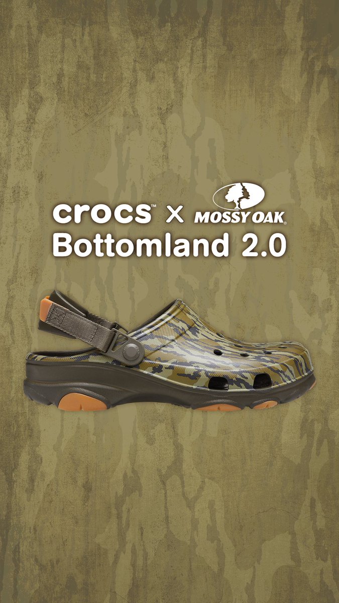 crocs mossy oak bottomland