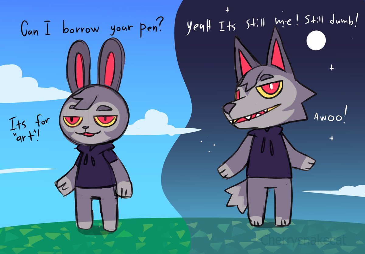 Wolf and bunny