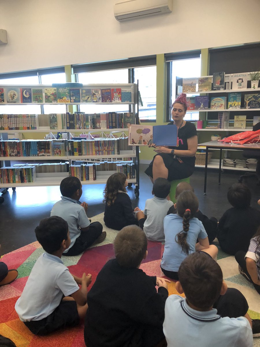 chaotic44's tweet photo. Our amazing ART teacher Di, sharing her love of reading with Foundation Students.  ‘No one likes a Fart’ , by  Zoe Foster Blake.  Laughter and fun. #GlengalaPROUD https://t.co/H7yRaD5imQ