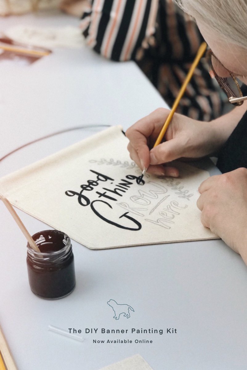 darwinandgray's tweet photo. All of my upcoming workshops + events got cancelled so I created a DIY painting kit to encourage a little creativity and escapism from what’s happening right now. It’s almost sold out in 24 hours. I want to cry of happiness 😭😭😭 #SupportSmallBusinesses https://t.co/VFvV7cjrxG