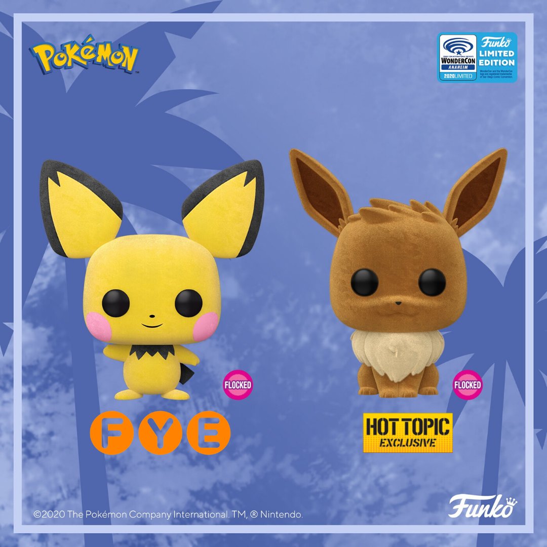funko pop pichu flocked