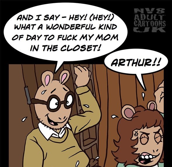 Arthur And Dw Porn Mom - Out of Context Western Porn on Twitter: \