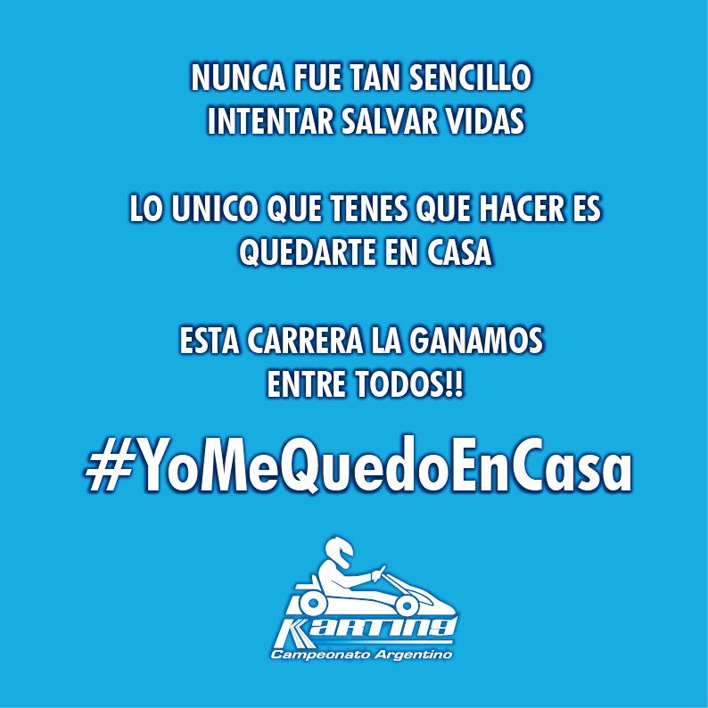 Esta carrera la ganamos TODOS #YoMeQuedoEnCasa