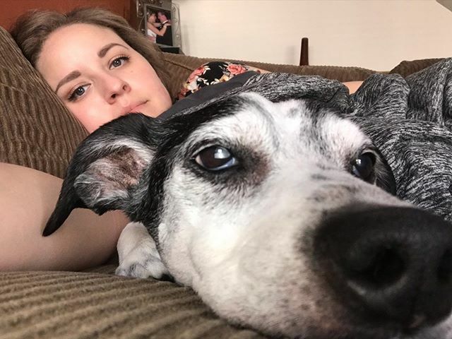mexicanada82's tweet photo. Just a girl and her boy 🥰 🐶 #love #family #stuckinside #sunnyday #furbaby #couchpotatos #primevideobingewatching https://t.co/X3EWoPr11J https://t.co/gza8WXIWxm