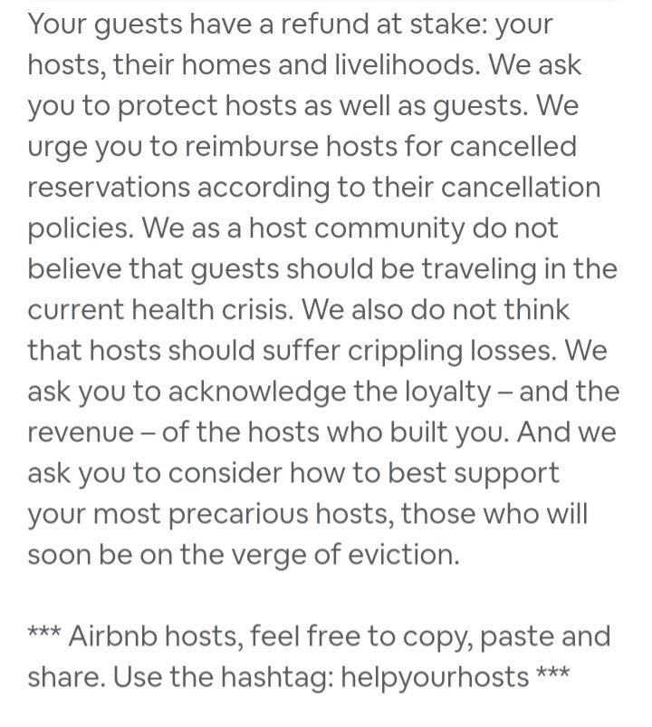 Cece Simone (@cece_simoneb) on Twitter photo <a href="/Airbnb/">Airbnb</a> <a href="/brianchesky/">Brian Chesky</a> <a href="/AirbnbHelp/">Airbnb Help</a>
Why on earth are hosts being penalised, earnings stolen from Airbnb even after being told certain cancellations do not fall under the EC policy?? This is disgraceful! Some hosts are being put in a very unfair predicament, see images! <a href="/Airbnb/">Airbnb</a> <a href="/brianchesky/">Brian Chesky</a> <a href="/AirbnbHelp/">Airbnb Help</a>
Why on earth are hosts being penalised, earnings stolen from Airbnb even after being told certain cancellations do not fall under the EC policy?? This is disgraceful! Some hosts are being put in a very unfair predicament, see images!