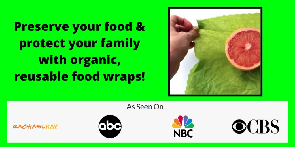 Preserve your food &amp; protect your family with organic, reusable foodwraps: …nue1xppq-71ipew4z0q.hop.clickbank.net/?tid=ORGANIC_R…