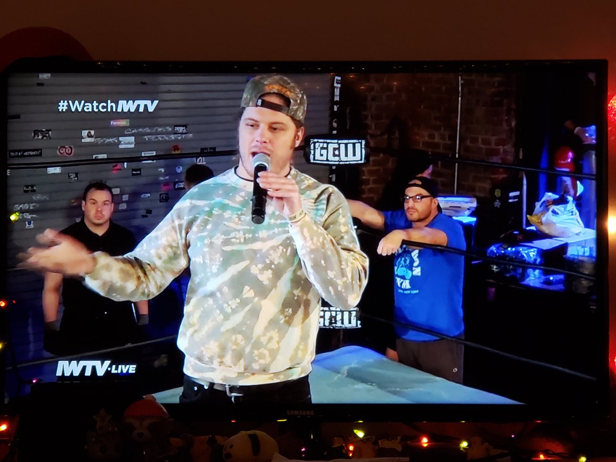 MagnumAGB's tweet photo. #WatchIWTV @GCWrestling_ @indiewrestling 🤼‍♂️🤼‍♀️🦥 https://t.co/Dgo77eeDB9