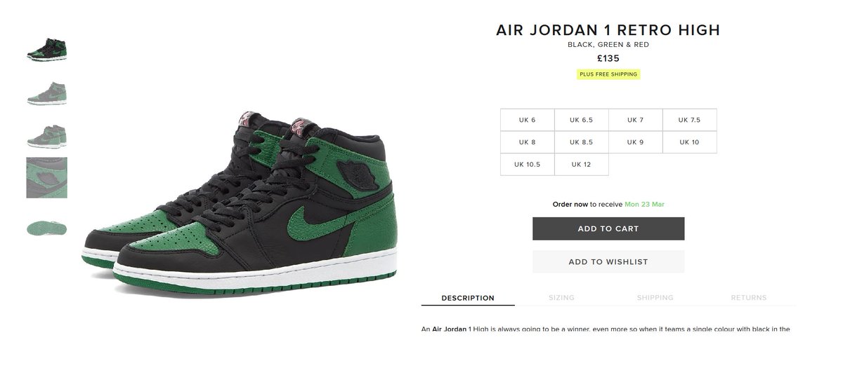 jordan 1 pine green restock