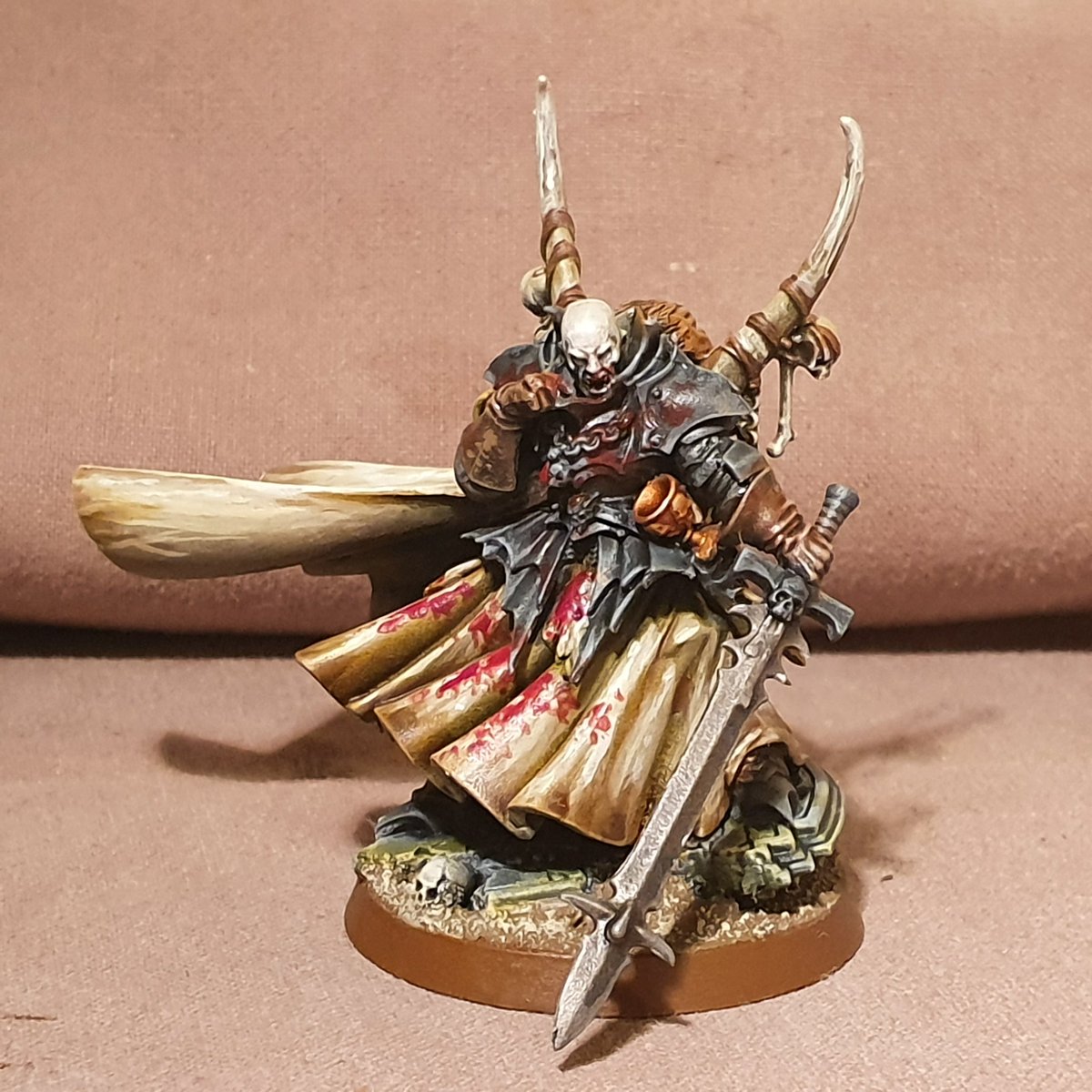 Oh, just had a thought.I could use my Soulblight Vampire in Warcry, with Stormcast Warrior Chamber rules. He will need a few chunky vampire knights as mates though.So the question is; what to make them from? Converted Stormcast, or Blightkings, or something else?