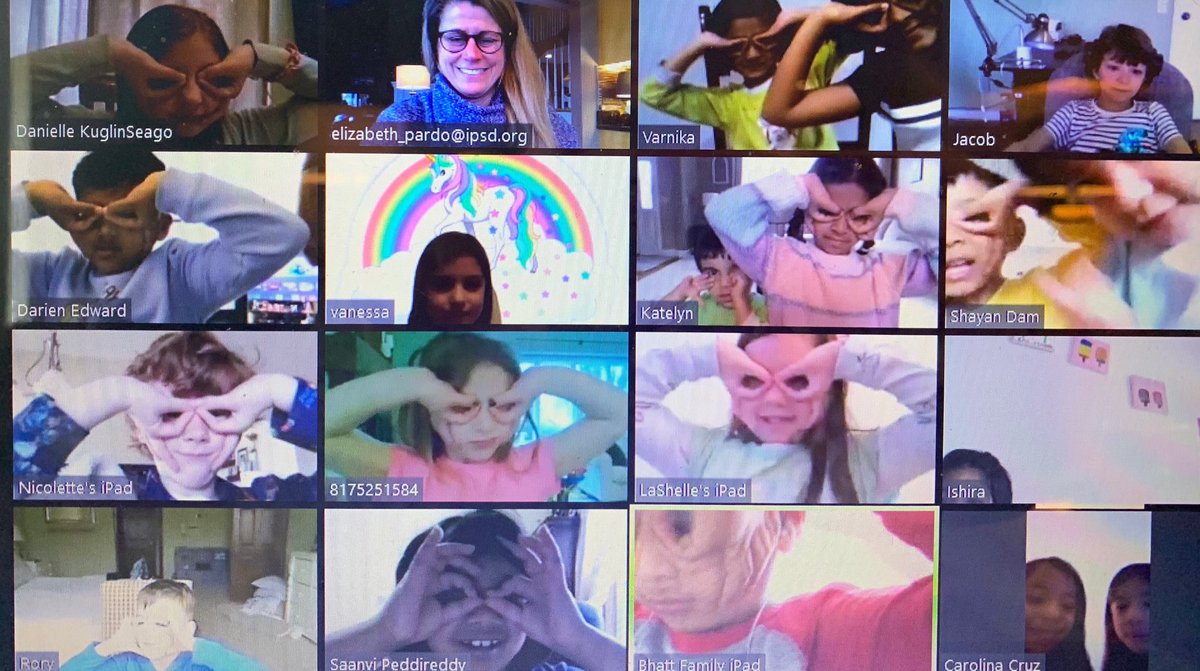 KP’ first video chat!   And someone lost their first tooth!   Congratulations wise Owls.