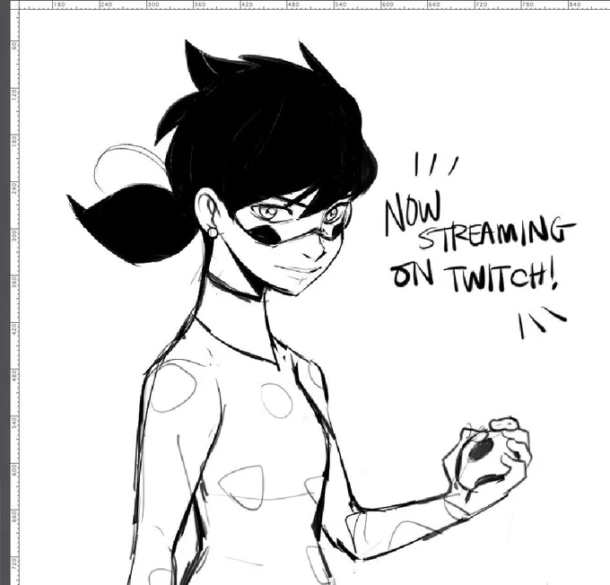 Hi everyone! I'm gonna spend today drawing things on #Twitch Silent stream today. Please feel free to play your own music! 

https://t.co/Mq7iVH4wQj 