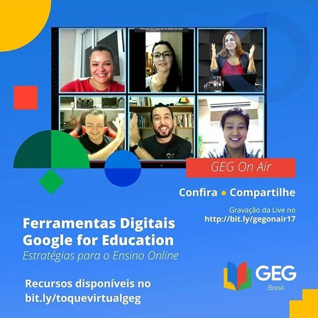danipaoliv's tweet photo. Faço minhas as palavras da colega @professoralucienesantana, do GEG Imperatriz (Maranhão). Eu  faço parte deste super time do Grupo de Educadores da Google - GEG 
Tenho orgulho de dizer que lutamos  dia a dia, de forma voluntária para que tecnologias dig… https://t.co/vhWukQIaw7 https://t.co/PKqouGslBy