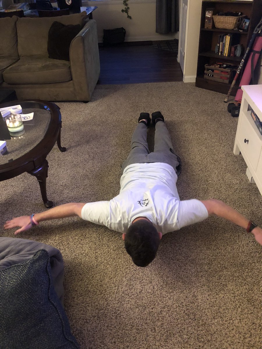 CoachB_Ryan's tweet photo. @EthanCa14 No handed plank. You’ve been one-upped https://t.co/EfJO7WzxgE