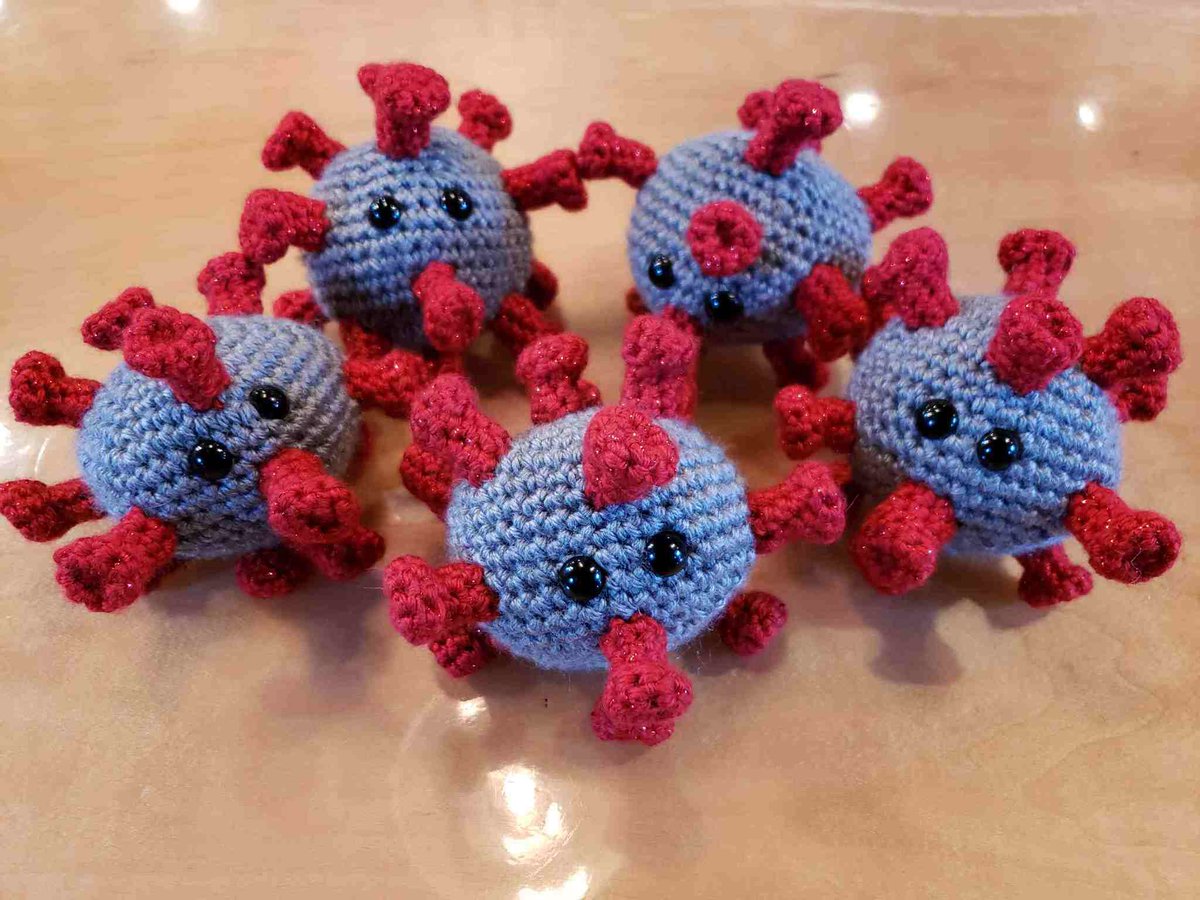 writersblockak's tweet photo. We’ve got these in the shop. Made by Jessa, a local artist who knits to reduce stress.  She’s one of the many Alaskans especially vulnerable to #COVID19 #CoronavirusPandemic #spenard #alaska https://t.co/LXOF2zXdvx