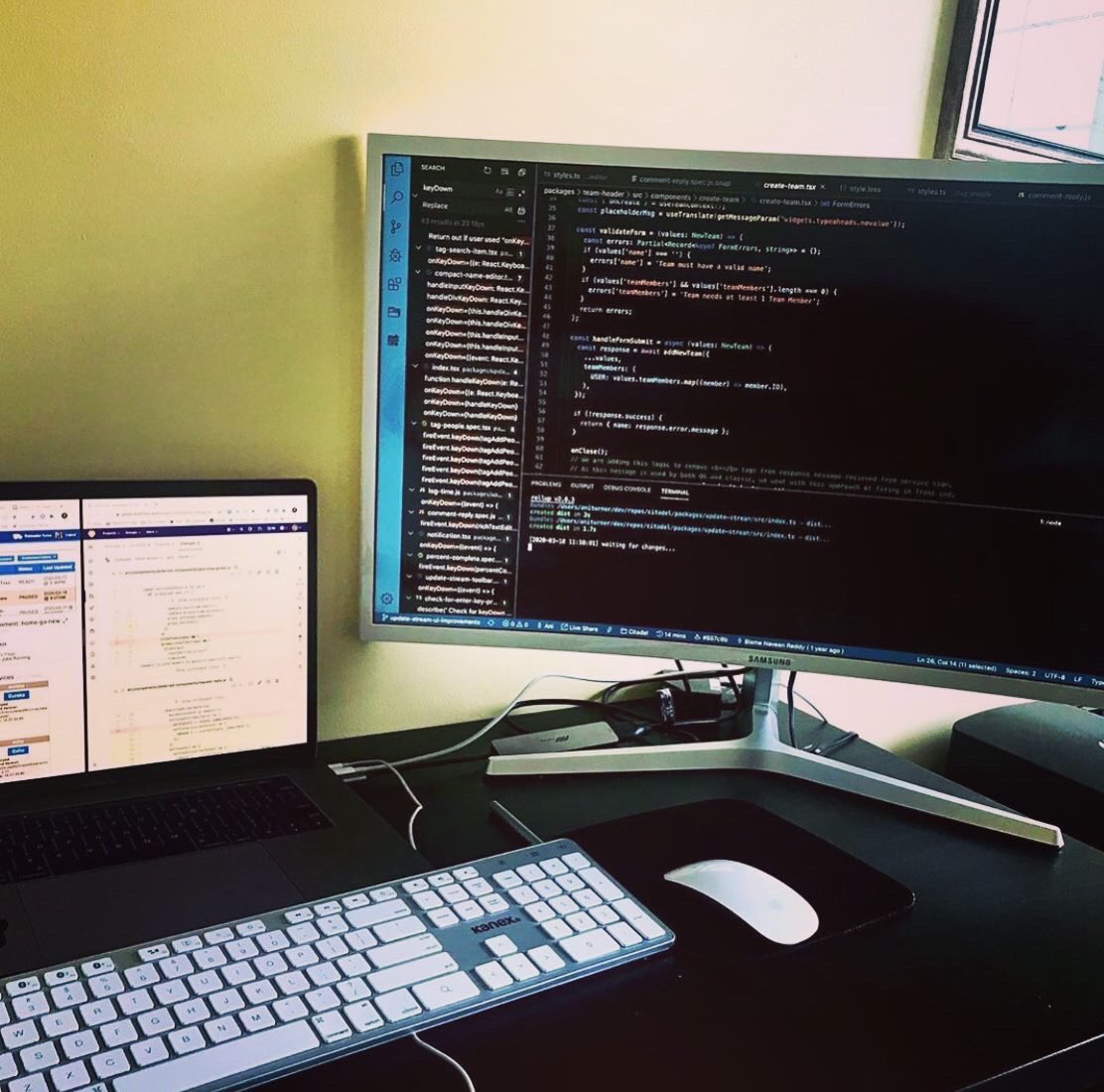 vschool_'s tweet image. Nice #Setup Ani!
@workfront developer and #Vschool Grad #CodingfromHome 🏠 
#codinglife
vschool.io