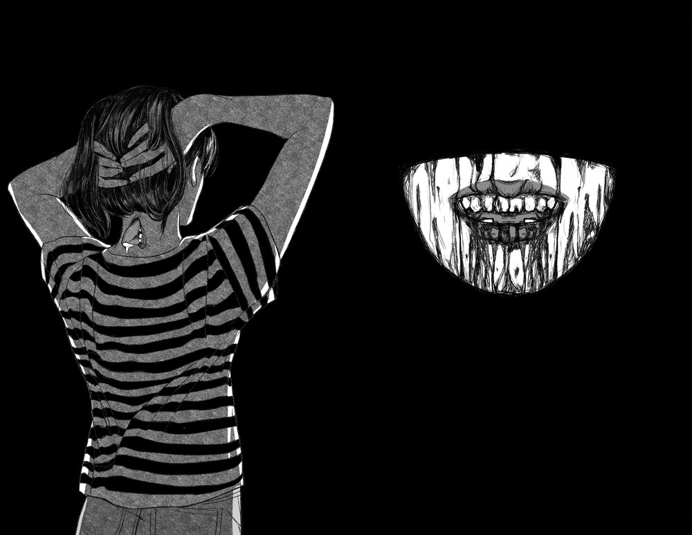 If you see this tweet, quote your artwork

Keeping up with the b&amp;w theme: horror edition, https://t.co/avrcRjzWsP 