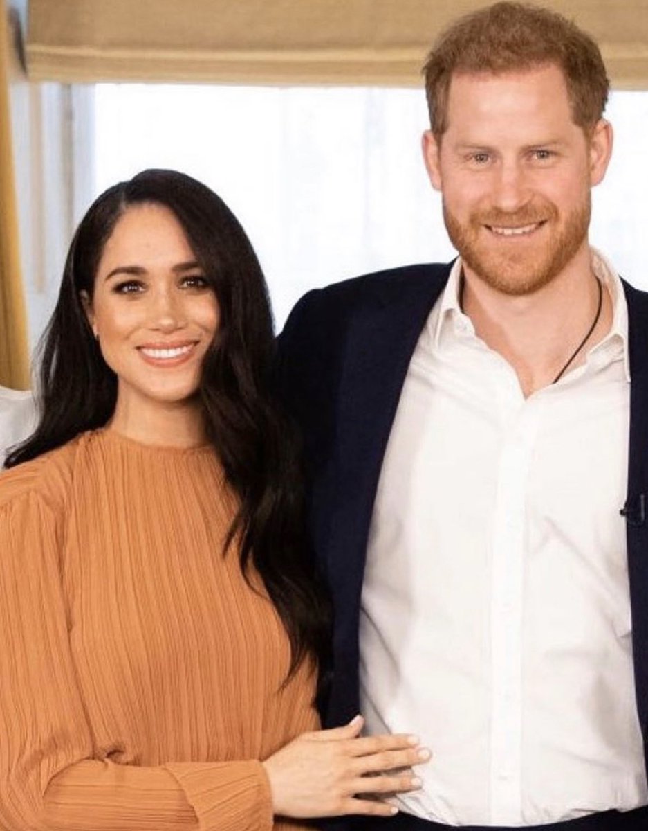 The Duke and Duchess of Sussex. (Parody) tweet media