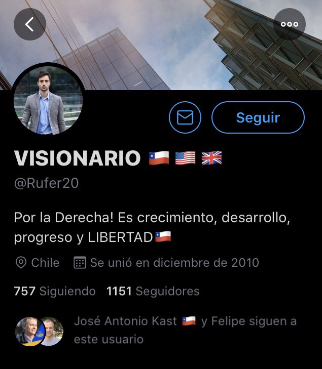 CuentasFake_CH's tweet photo. Hey @joseantoniokast y @felipekast! Notamos que siguen una cuenta fake que usa una imagen sacada de internet 🤔 No queremos creer que la crearon ustedes para apoyarlos... 👀🤖 https://t.co/ZraLhE1Oxh