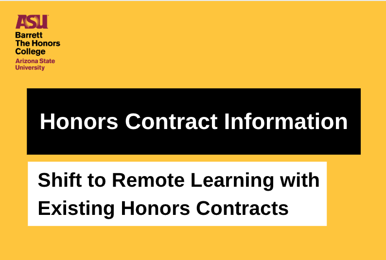 Concerned about completing an Honors Contract for Spring 2020? If you have any questions, your Faculty Honors Advisor is here to help guide you through this process. You can locate the FHA in your major by visiting bit.ly/2BarrettFHA. #BarrettFHA