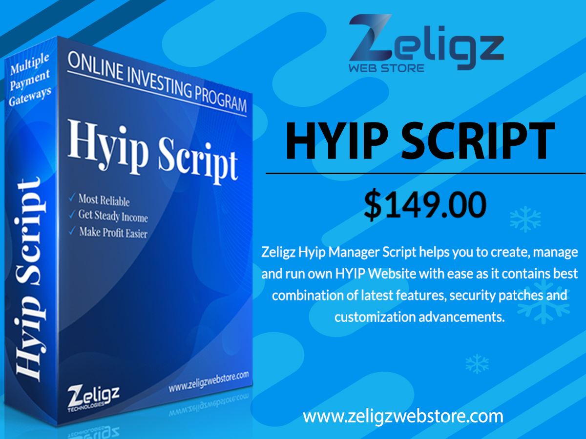 joe_thomas198's tweet image. Start your own #investment #business by purchasing the best, secure &amp;amp; responsive #HYIP_Script from ZWS: zeligzwebstore.com/product/hyip-s…
