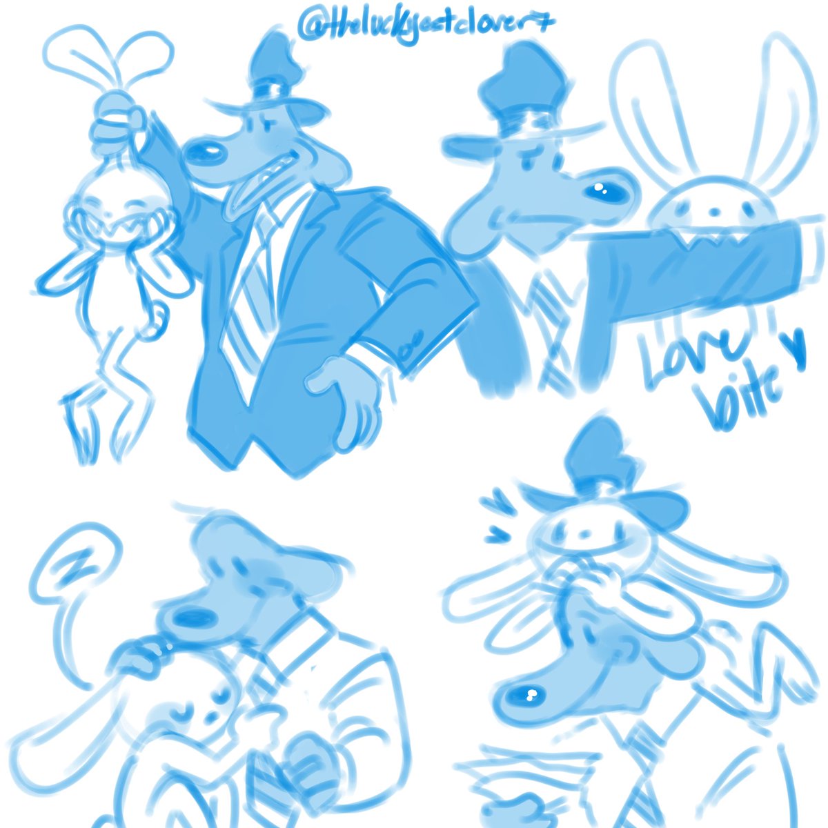 have i mentioned my love for sam and max? the fanfics for these two are ado...