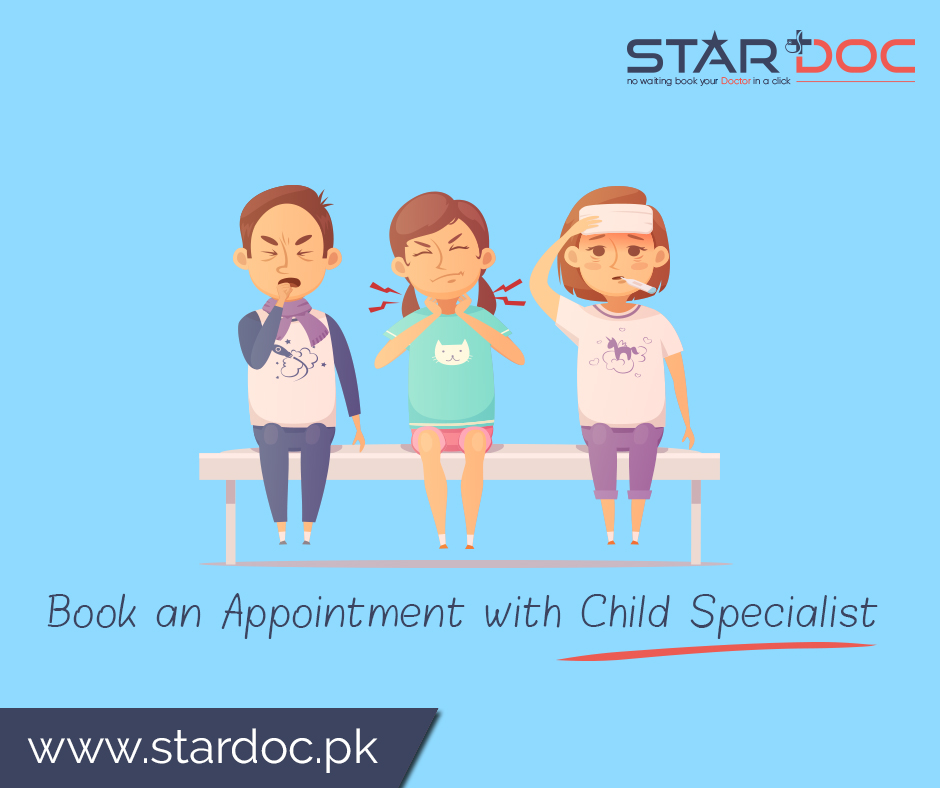 #Pediatricians are specialist doctors who focus in examining and treating general diseases and disorders in children. Book Appointment Now
#BestChildSpecialist #OnlineDoctor #Lahore
➡ There are no additional charges when you book through StarDoc