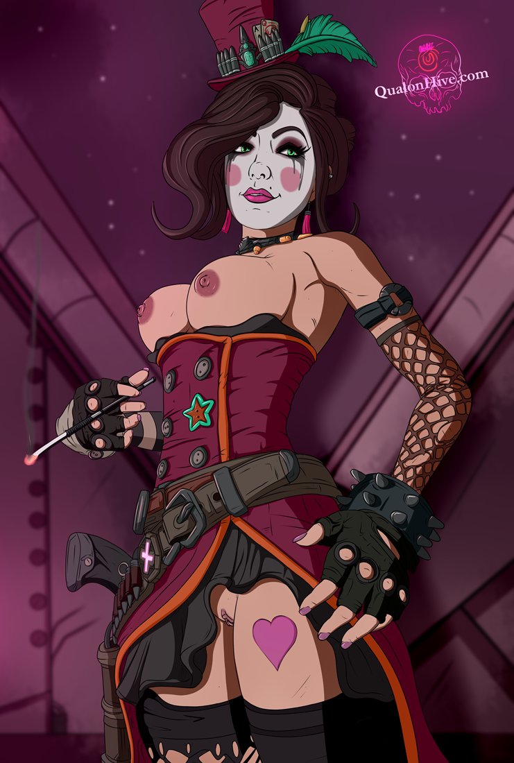 What can I get you?"Mad Moxxi Hodunk Borderlands series bartender/busi...