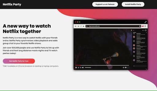 ioextended's tweet photo. ¿No tienes plan?🤷🏽‍♂️
¿Porque no armar una Netflix Party? 
Tú y todos tus amigos, cada uno desde su casa, viendo el mismo contenido, chateando en tiempo real.
Con #Chrome es sencillo y entretenido. 
¿Qué serie nos recomiendan? 
Aquí la liga de #NetflixParty
https://t.co/fjNTanbOiz https://t.co/sCH0F85O2j