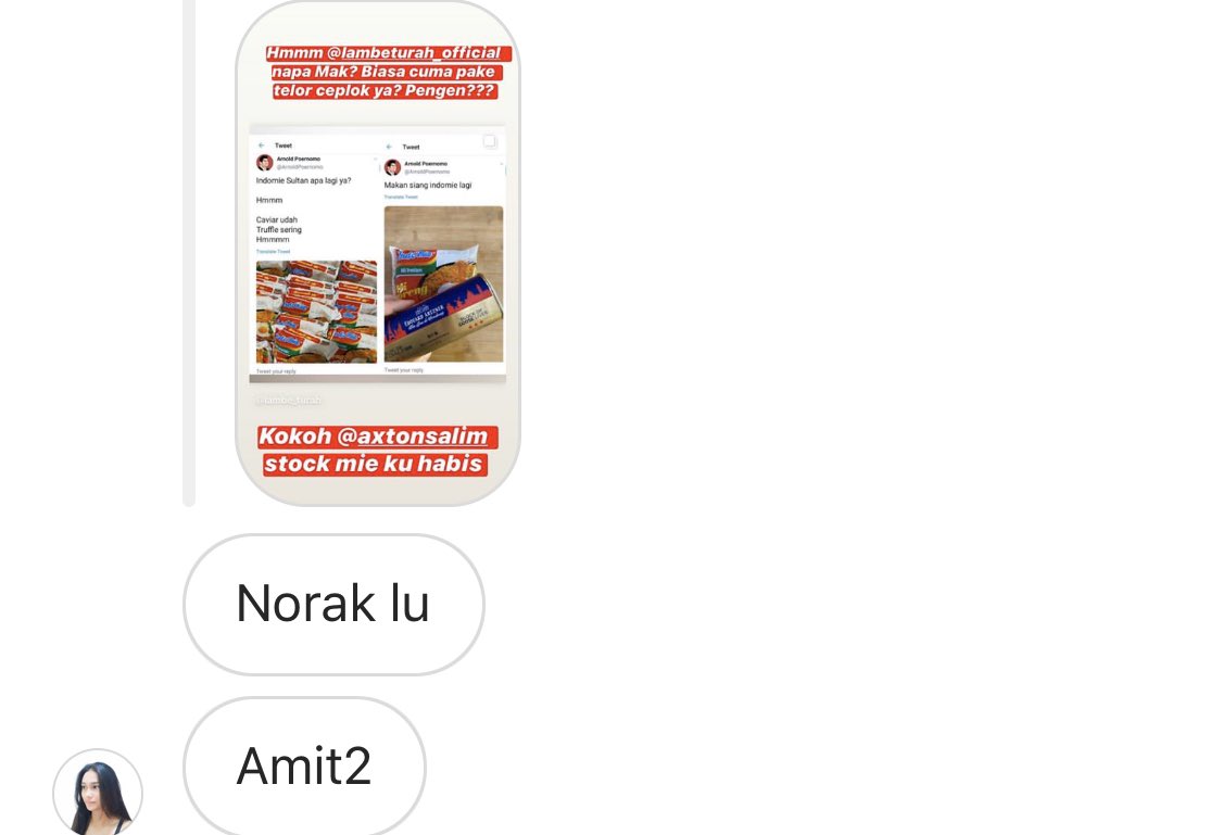 ArnoldPoernomo's tweet photo. Dan dari sini kita bisa lihat...bahan materi twitter tidak bisa di bawa ke Instagram...banyak yg jealous 😢 https://t.co/ugQovLHAH3