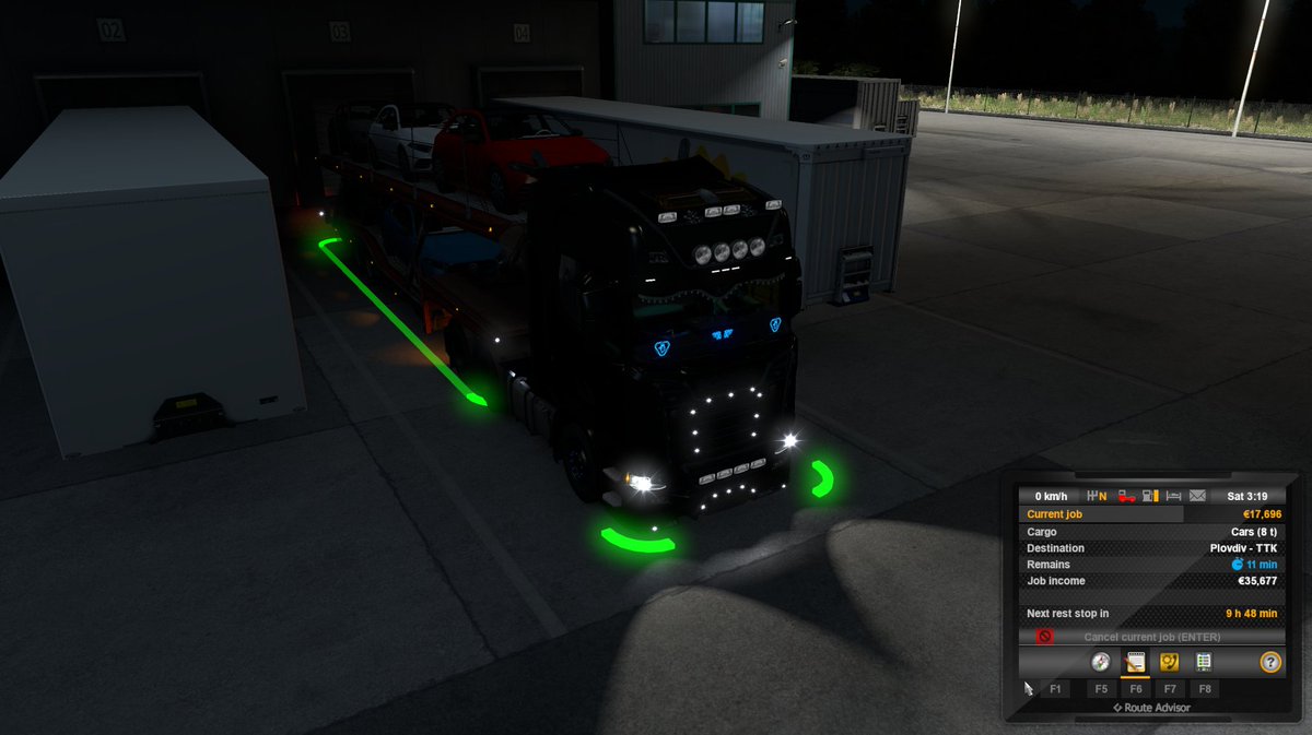 Lady_Alene's tweet photo. First trip to the Balkans, great sceneries :-) #ETS2 #ExternalContract #TightSchedule #NoTimeToSleep @SCSsoftware https://t.co/1soOiTJTaF