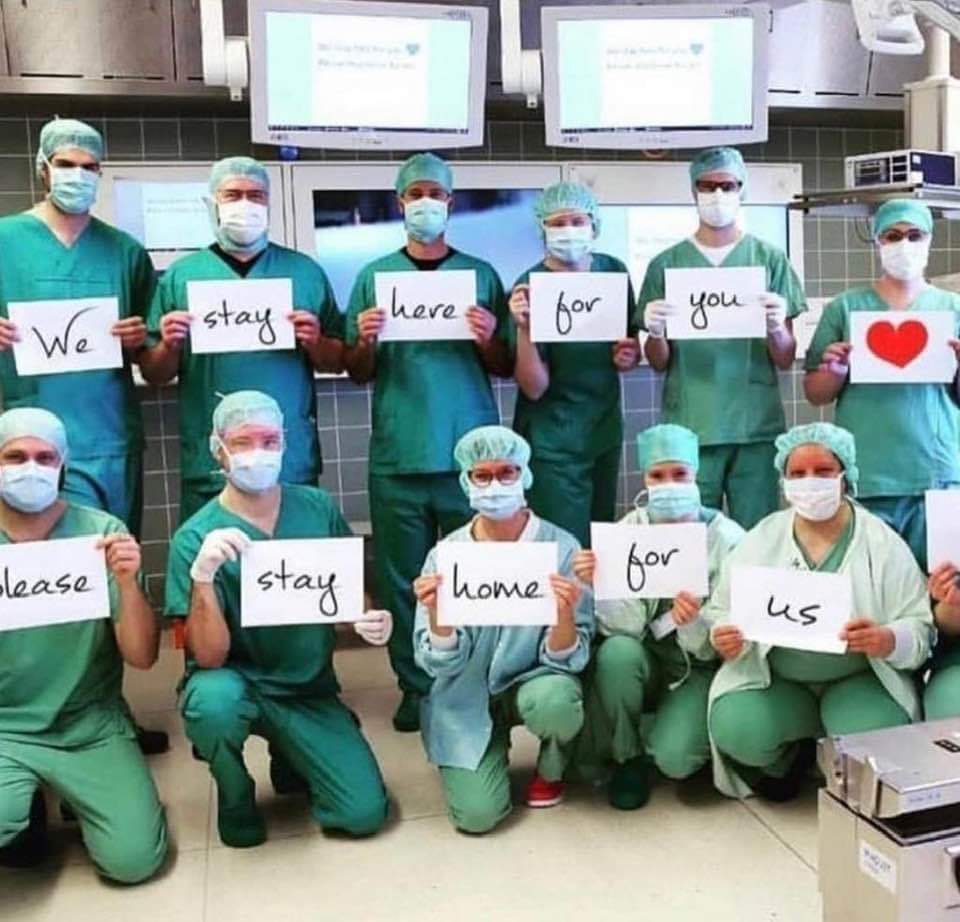 GautengHealth's tweet image. Health workers are in facilities day and night for you. Please stay home, take care of your yourself, adopt good hygiene practices. Practice social distancing. Let us all do our best to help in the fight against COVID-19. 
#GautengCOVID19
#GrowingGautengTogether