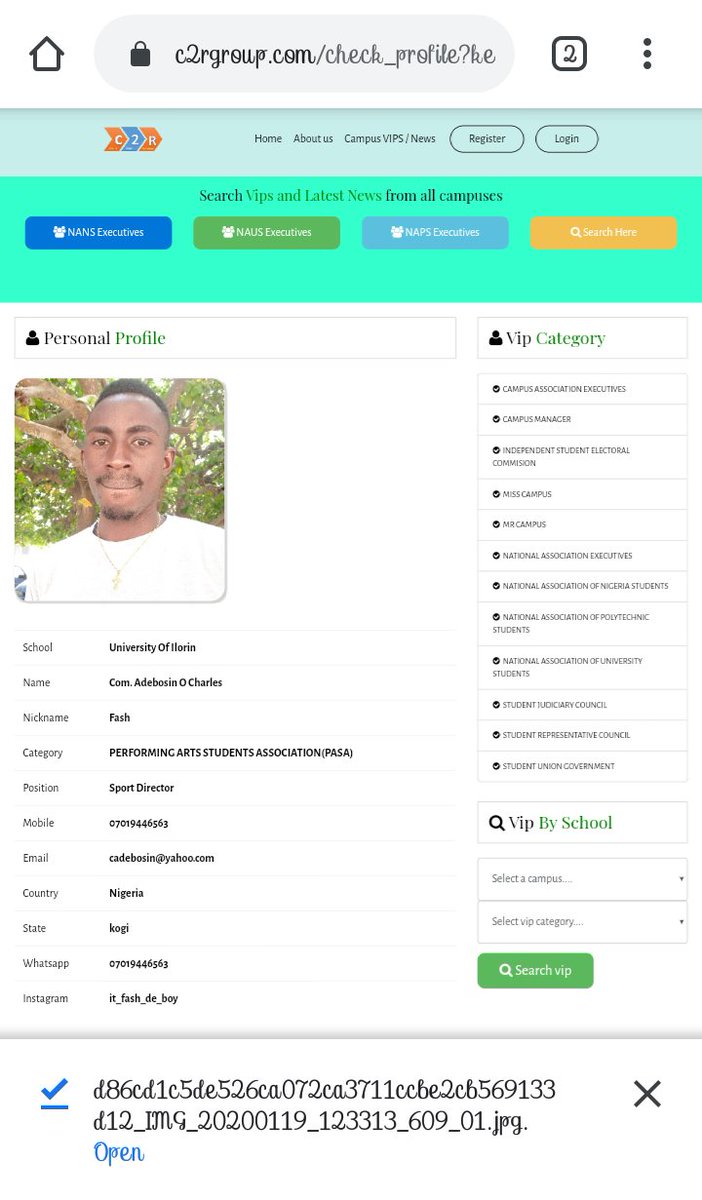 c2rgroup's tweet image. On our today&apos;s introduction! + A happy Birthday
Meet the &quot;Sport Director&quot; Performing Arts Students (PASA) University of Ilorin 2019/2020 session! Wishing you many happy Returns @unilorinpasa @fasaunilorin
 #Friday #Unilorin #unilorinblog #unilorinstudents  #unilorinconnect