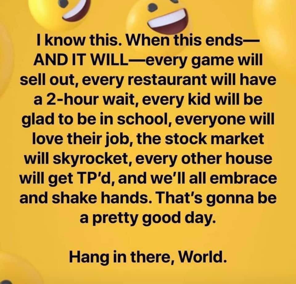 THDLeannWeibel's tweet photo. Here’s a positive look into our future!! Hang in there everyone !! https://t.co/7iJl9PYfLl
