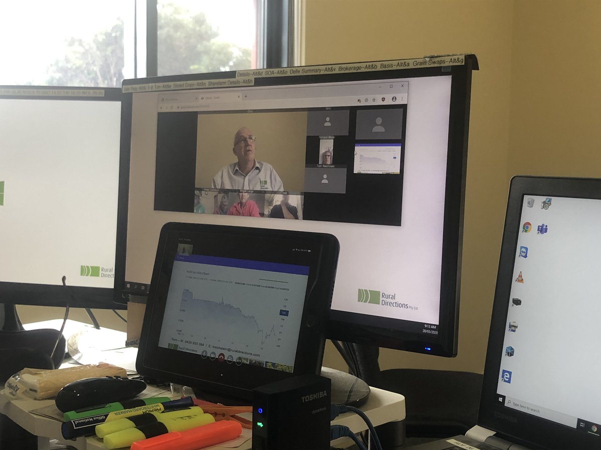Thanks to our clients who joined us for our first ever interactive online Grain Market Q &amp; A Session. Adaptive use of technology is required to bridge the gap in these interesting times. #COVID19doesntstopgrainmarketing