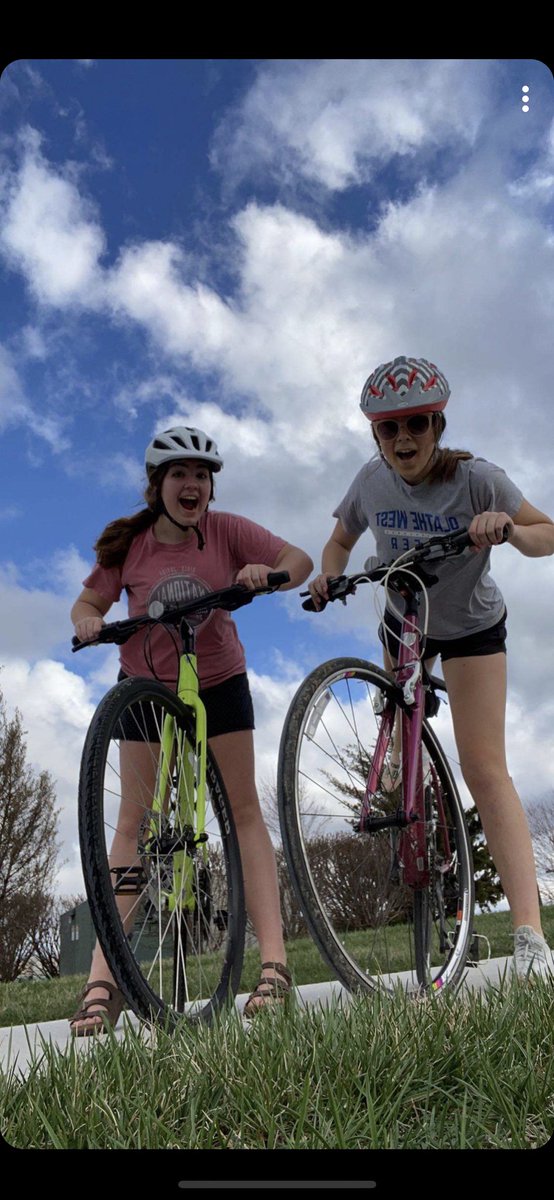 mpthornton's tweet photo. #owcheer @OlatheWestCheer great day for a ride https://t.co/C4HbsI1eoi