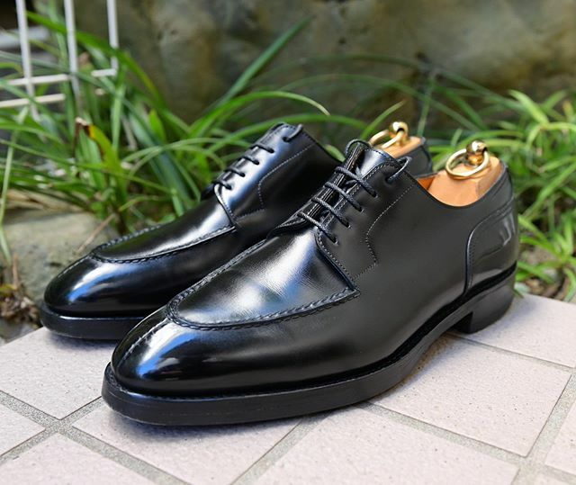 美品 ジョンロブ JOHNLOBB シャンボード UK8 E ブラック