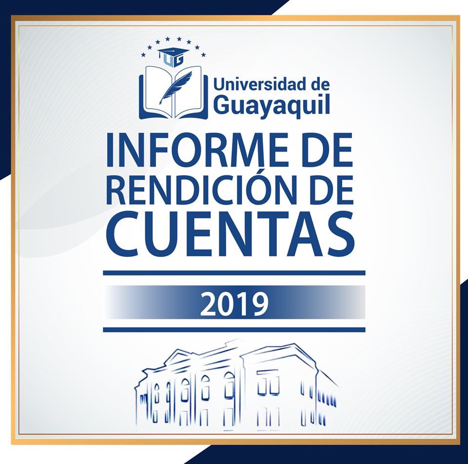 UdeGuayaquil's tweet photo. La Universidad de Guayaquil presenta a la comunidad en general, su INFORME DE RENDICIÓN DE CUENTAS 2019
Ingresa al siguiente enlace y conoce los procesos académicos y administrativos que se cumplieron en el periodo 2019: 🗂  https://t.co/n5TY9SaXwF https://t.co/ORkkfQgSLC