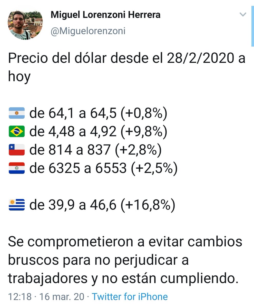 Una cosa es una crisis mundial y una pandemia. 

Otra es la decisión poco sensible de mantener el aumento de tarifas e impuestos. También está la decisión de subir el dólar muy por encima de la región.

Después no vale lavarse las manos o hablar de "herencia maldita"