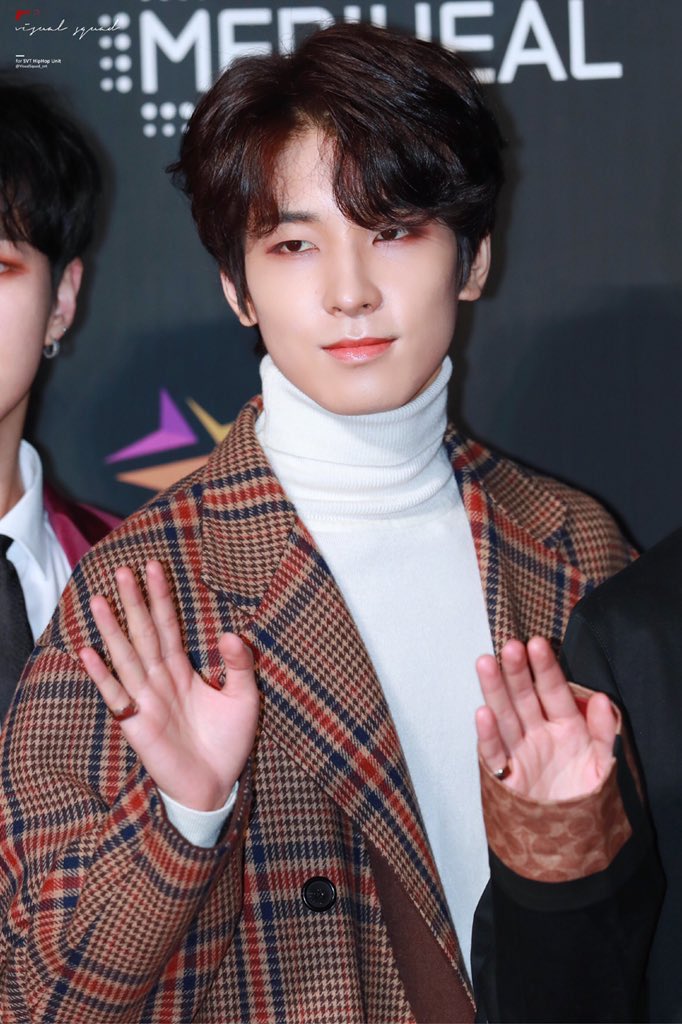 jaunewonu's tweet image. wonwoo in this hairstyle, yes.