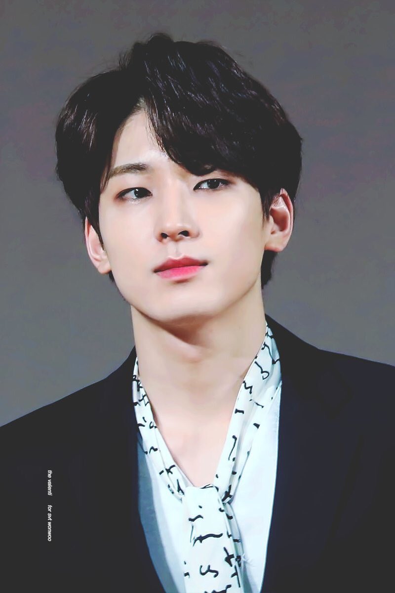 jaunewonu's tweet image. wonwoo in this hairstyle, yes.