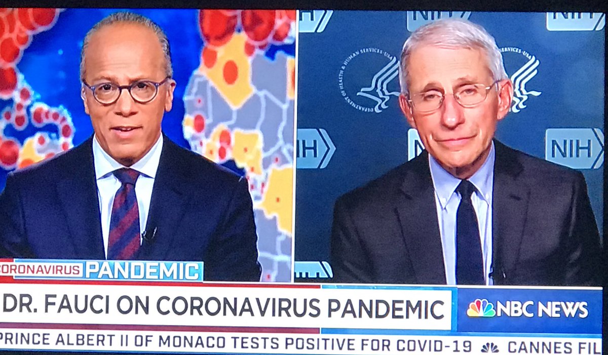 Kelly O Donnell On Twitter Dr Fauci With Updates For Lesterholtnbc On Nbcnews