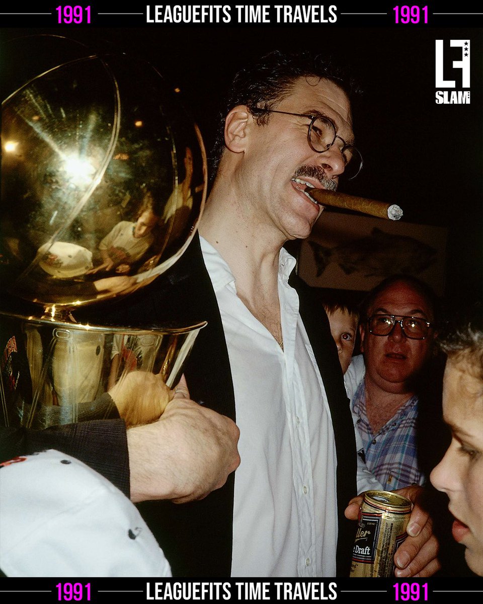 TIME TRAVELS ('91): we all know someone that's gonna add this phil jackson pic to their moodboard. 