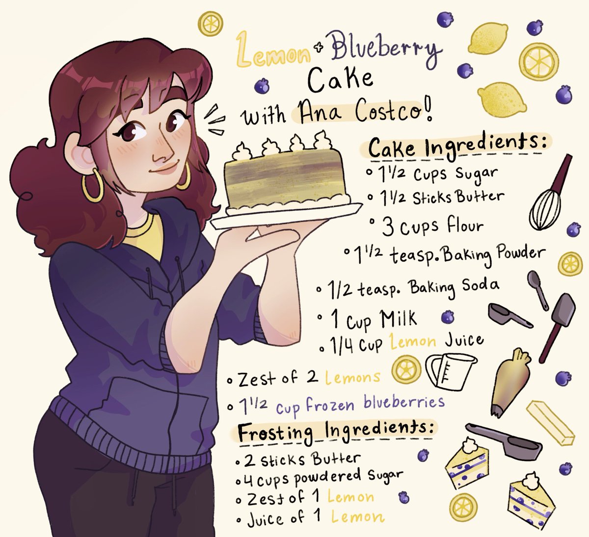 Ana Commissions Open I Ve Been Spending My Time Trying New Recipes And Frantically Putting Food On The Shelves At Work Quaratineandchill Here S The Recipe I Tried Today