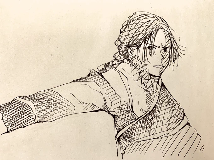 母国の誇り
力強さを意識して描きました? 