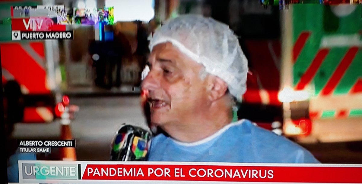 ElComandantesup's tweet photo. El Dr. Alberto Crescenti es todo lo que esta bien en el pais 🇦🇷.

Gracias Médicos.

#AplausosSanitarios
#coronavirus https://t.co/xMECekpBLN