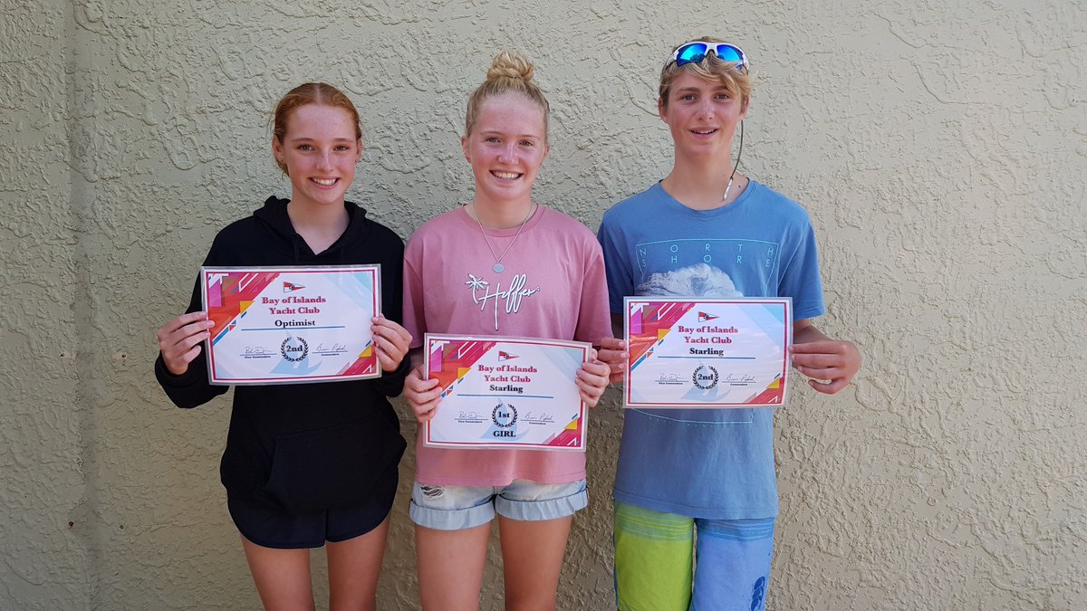 Congratulations to these three sailors who placed at the Bay of Islands Inter-School Regatta.
