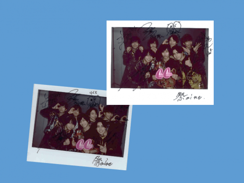 アクロバットも話題のエンタメ集団「祭nine.」のサイン入り生ポラを