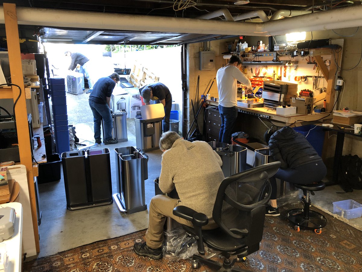 garbi_can's tweet photo. @terronk Good time to have a basement proto lab 💪 (picture was pre-quarantine) https://t.co/SUX0gTJt6c